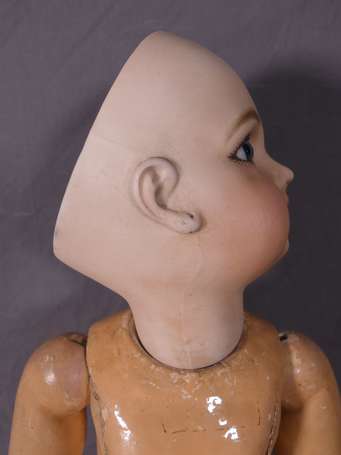 Bébé type Jumeau, bouche fermée - tête porcelaine 