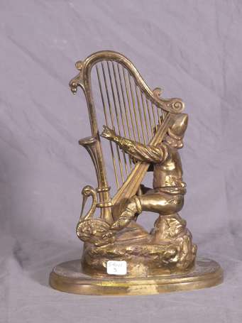 OMER Georges (1895-1925) - Jeune harpiste. Sujet 