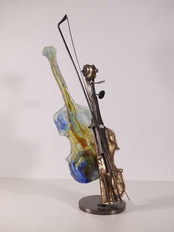 LOHE Yves (né en 1947) - Le grand violon. 