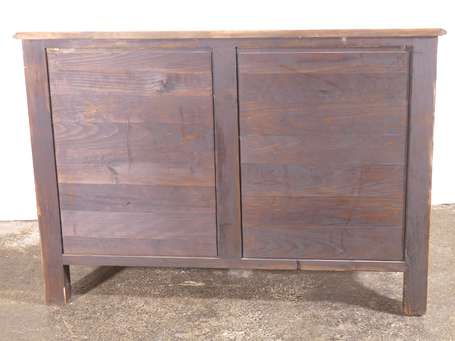 Commode en bois de placage et marqueterie, la face