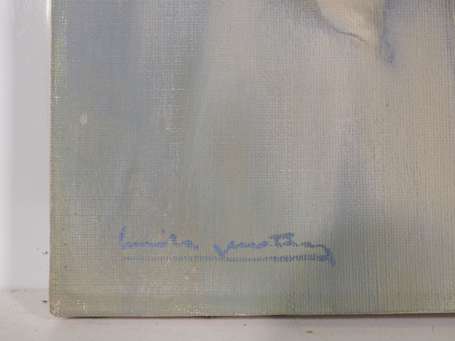 GAUTIER Emile (1920-2013) Nu allongé Huile sur 