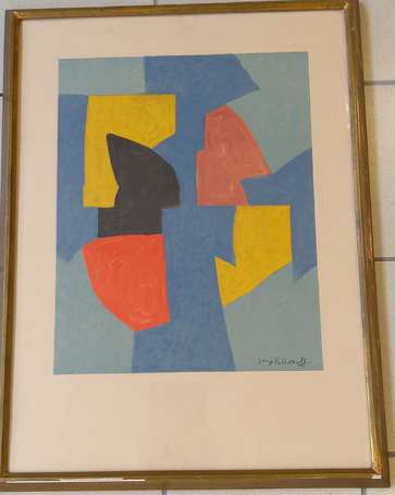 POLIAKOFF Serge (1906-1969) - Composition bleue, 