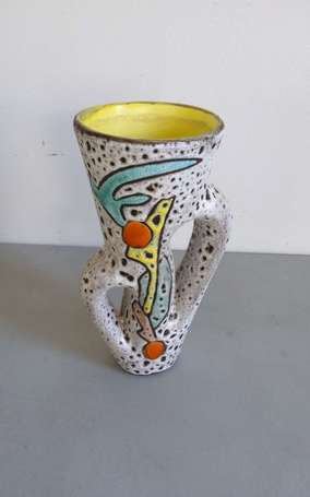 BESSONE Marius (1929-) - Vase à deux prises en 