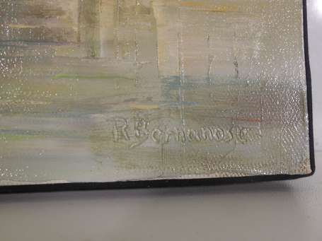 BERNANOSE Raymond (1929-) - La rivière d'Auray. 