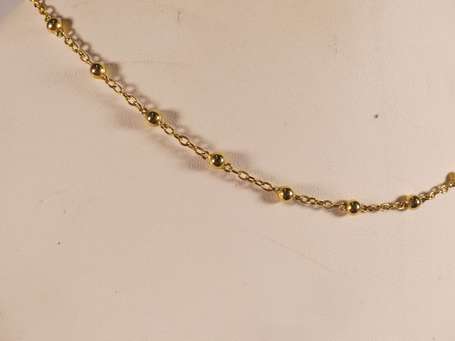 Collier marseillais en or jaune 18K (750°/00), 