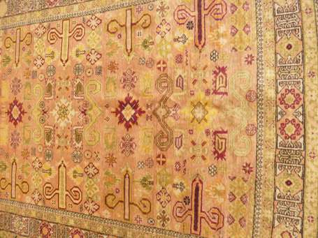 Tapis Derbent (chaine, trame et velours en laine),