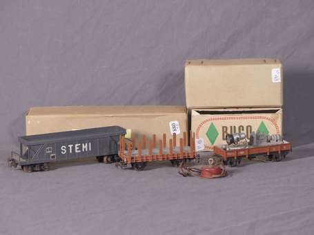 Porcher/bucco/SMCF - 3 wagons  - un wagon 