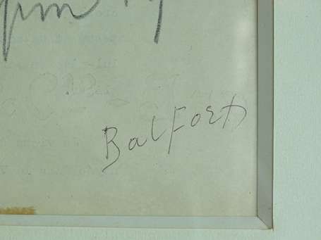 BALFORT (XIXè -XXè siècles) - La Rapin. Crayon, 