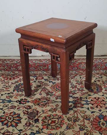 INDOCHINE - Sellette en bois exotique, la ceinture