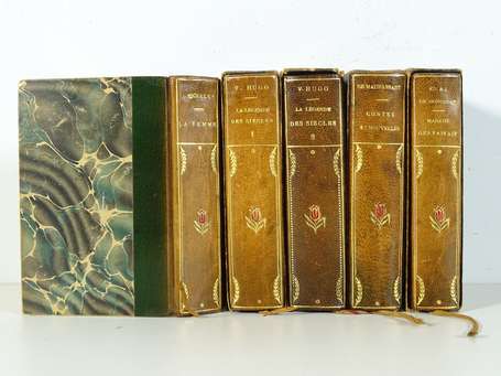 Ensemble de 5 volumes In-18° édités à Paris par G.