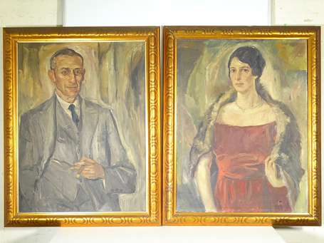 BRUST Karl Friedrich (1897-1960) - Portraits d'un 