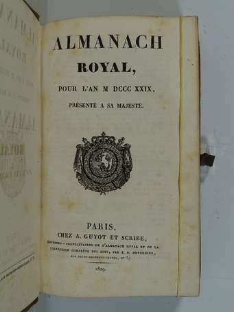 [ALMANACH ROYAL] - Almanach royal, pour l'an MD 