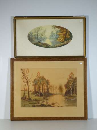 G. LAVIGNE et ROUVILLE (XIXe - XXe) - Paysages 