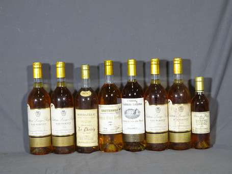 8 Bt : 4 Château Lange-Réglat, Sauternes 1998 ; 1 