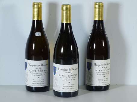 3 Bouteilles Saint Romain - Hospices de Beaune, 