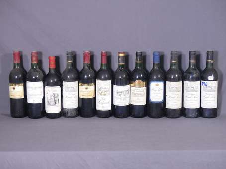 Lot de 12 Bt : 4 Bt Château Hautes Serres Cahors 