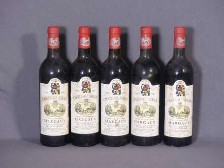 5 Bt Château Siran Margaux 1982