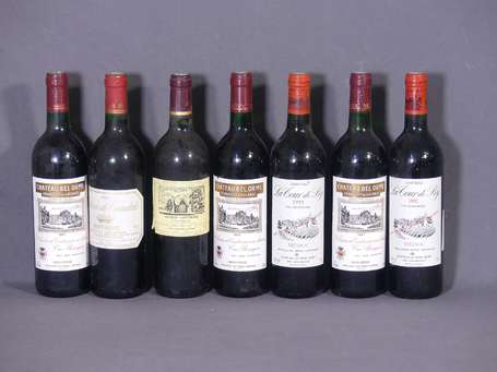 Lot de 7 Bt : 3 Bt Château Bel Orme Tronquoy de 