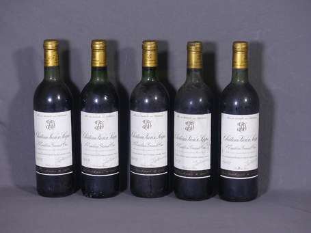 5 Bt Château Vieux Sarpe St Emilion 1982