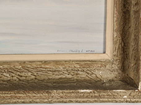 BLANDIN Etienne (1903-1991) - Brumes de mer. Huile