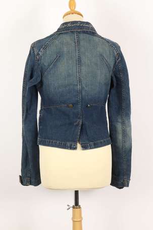 KENZO - Veste en jean, le col cranté, deux poches 