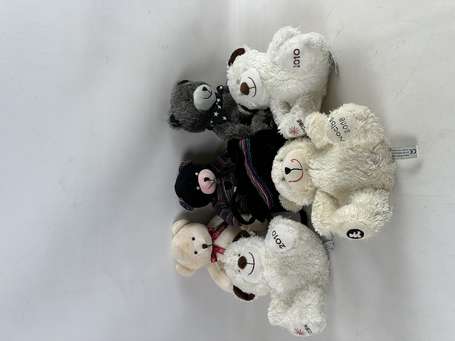 Lot d'ours publicitaires NOCIBE