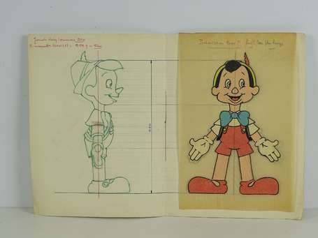 Disney : Pinocchio ; dossier pour la création 