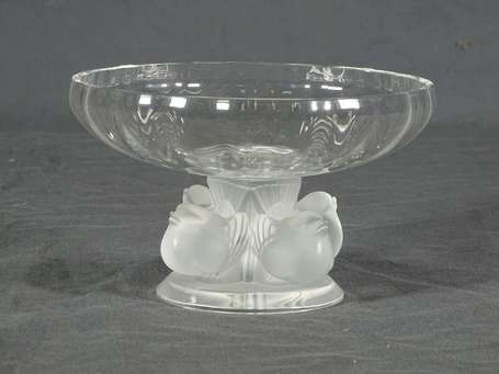 LALIQUE - Modèle Nogent, Coupe en cristal, la 