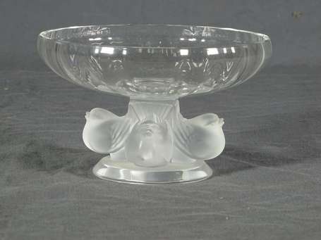 LALIQUE - Modèle Nogent, Coupe en cristal, la 