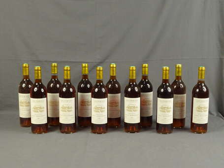 12 Bts Château Haut-Bergeron, Sauternes 1990