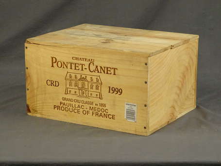 6 Bts  Château Pontet-Canet, Pauillac 1999 CBO