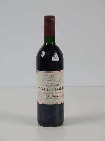 1 Bt Château Lynch Bages, Pauillac 1988 ( Niv 7,5 