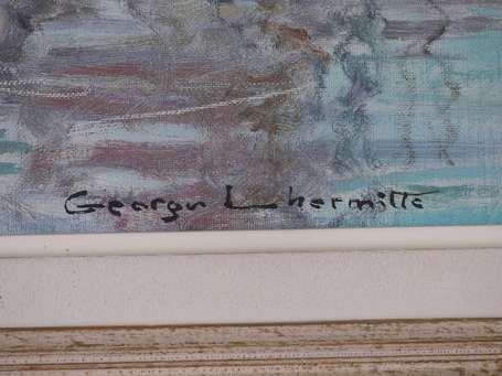 LHERMITTE Georges (1882-1967) - Le port de 