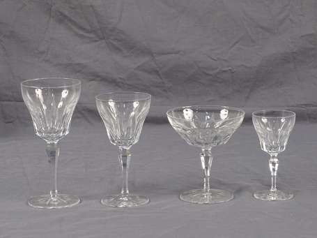 SAINT LOUIS Service de verres en cristal la coupe 