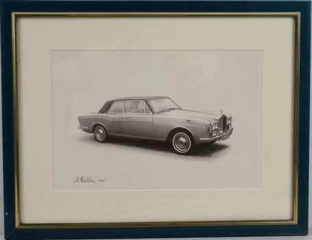 ROLLS ROYCE Corniche : Gravure signée et numérotée