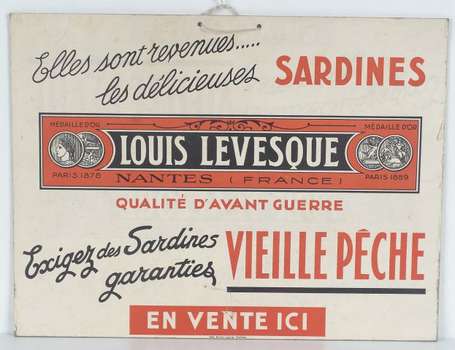 SARDINES LOUIS LEVESQUE à Nantes : Panonceau 