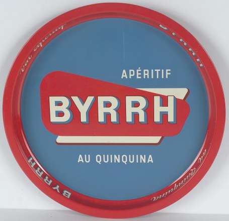 BYRRH : Apéritif au Quinquina : Plateau en tôle, 