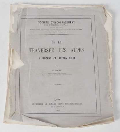 Baude M. De la traversée des Alpes à Modane et 