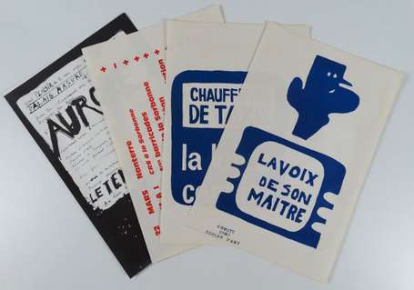 MAI 68 - Lot de 4 affiches (32x48 cm) : La voix de