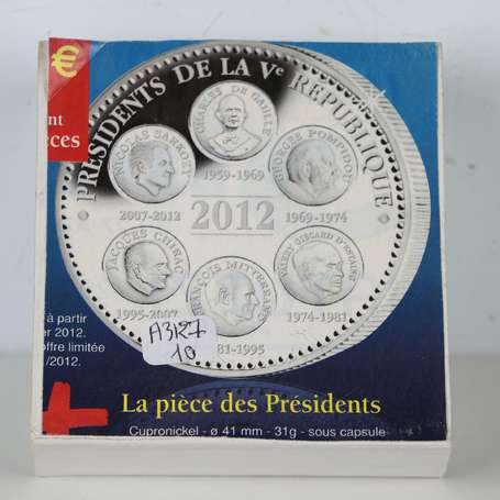 Coffret de la pièces des présidents 2012. 