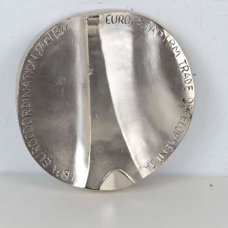 Grosse médaille en bronze Florentin I.B.M. Euro 