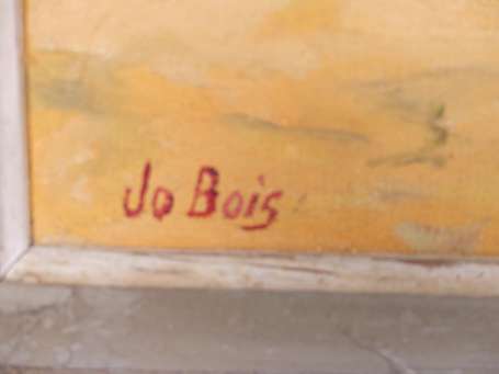 Ancienne huile sur toile représentant deux femmes 