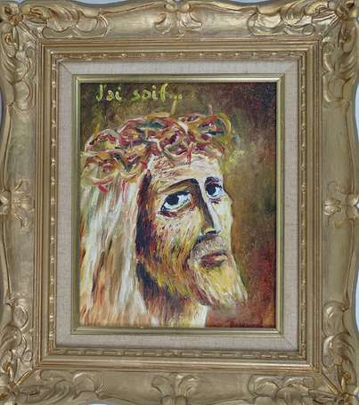 BEAUMONT Louis (de) (1919-2011) - Visage du Christ