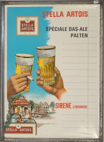 STELLA ARTOIS : Panneau glassoïd pour noter les 