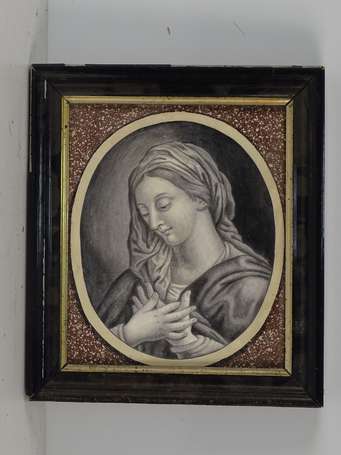 Ecole Xxé Vierge Marie. Plaque de céramique 23 x 