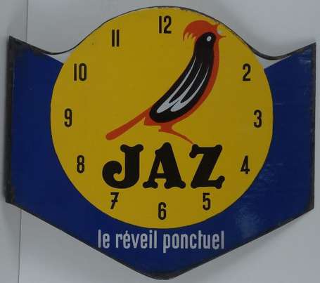 JAZ Le Réveil Ponctuel / Plaque émaillée 