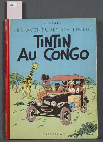 Tintin au Congo - Edition couleur de 1949 - 4ème 