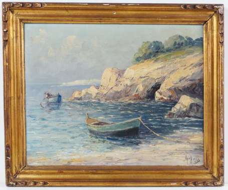 Gauffriaud Emile 1877-1957 Calanque près Marseille