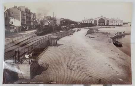 Nantes la gare d'Orléans photographie tirage 