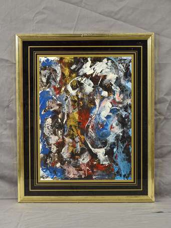 Reigner Léopold 1897-1981 Composition Gouache 